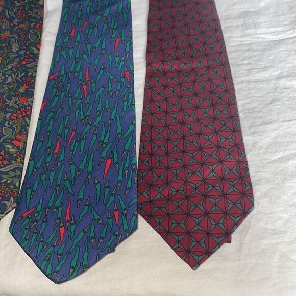 MUSEUM OF FINE ARTS BOSTON Silk Ties-Lot of 3 - Picture 3 of 7